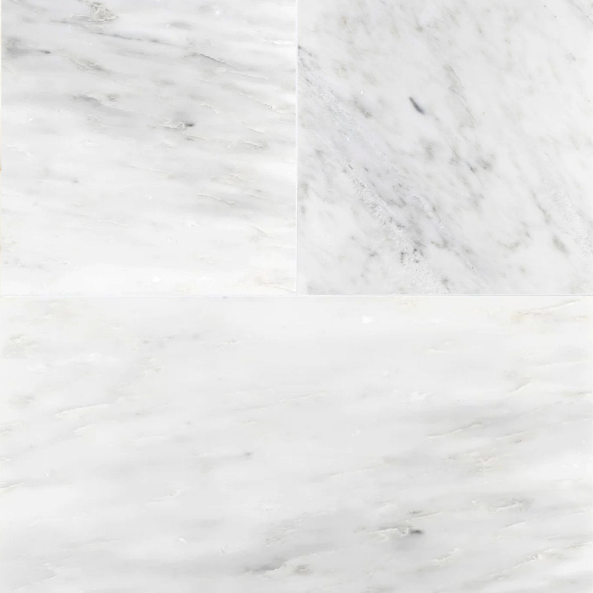 Asian White Honed Marble Field Tile 12''x24''x3/8''