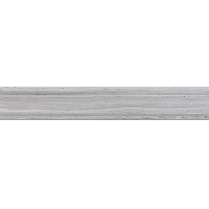 Athens White Chairrail 2''x12'' Stone Molding Honed