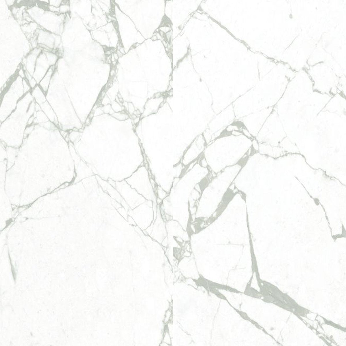 Bianco Carrara Polished Porcelain Field Tile 32''x64''x3/8''