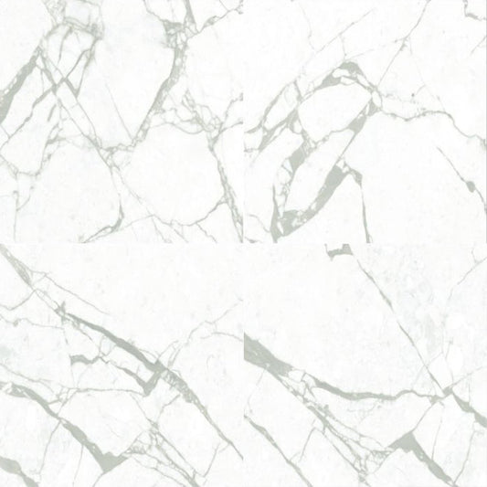 Bianco Carrara Matte Porcelain Field Tile 32''x32''x3/8''