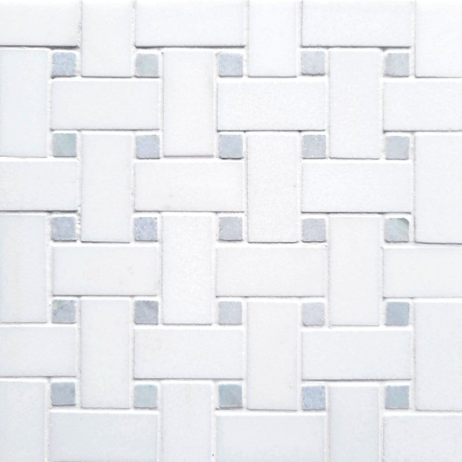 Photo inspiration: Textured Woven Tile Playful Design Reference: Geometric Waterjet Tile