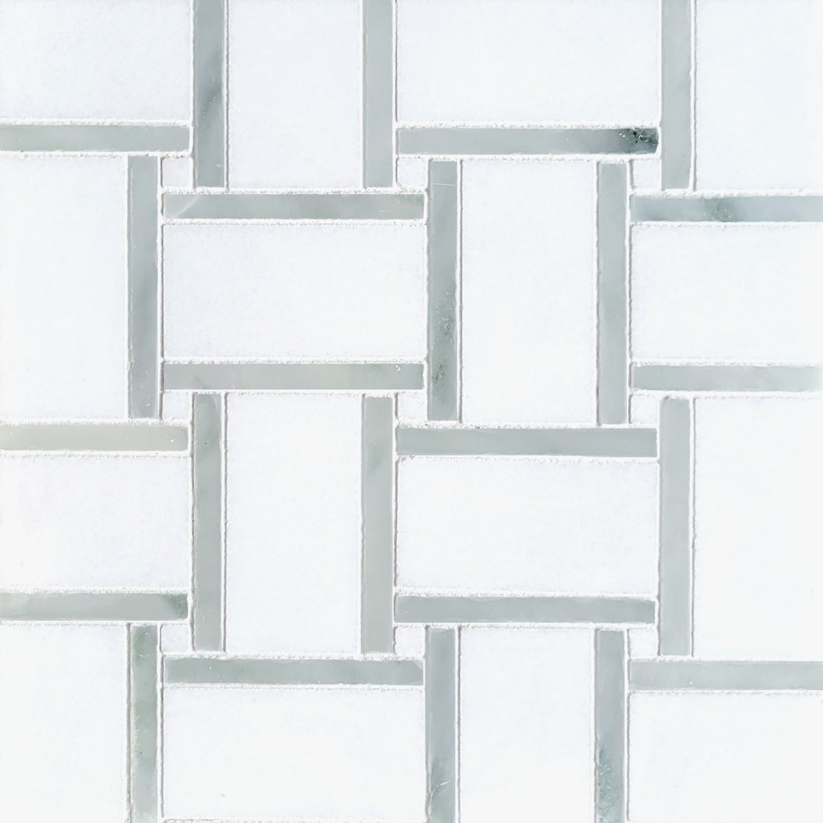 Basket Weave Tribeca Studio Spring Stone Mosaic – Artsaics