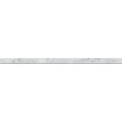 Bianco Carrara 3/4''x5/8'' Square Stone Molding Honed