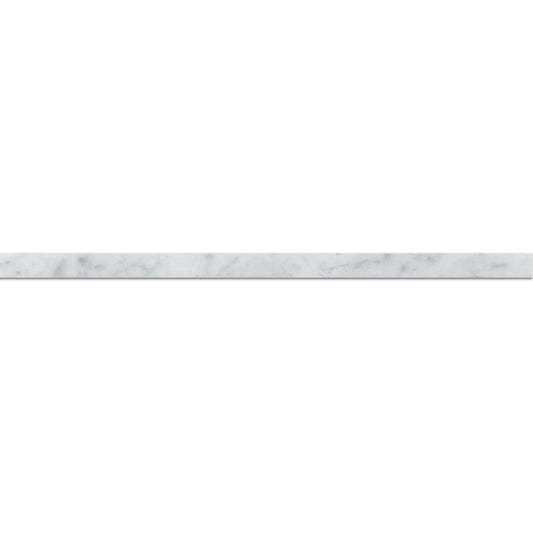 Bianco Carrera 3/4''x5/8'' Square Stone Molding Honed