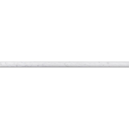 Bianco Carrera Pencil 1/2''x12'' Stone Molding Honed