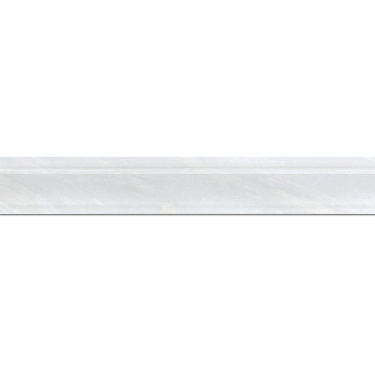 Bianco Rhyno Chairrail 2''x12'' Stone Molding Polished