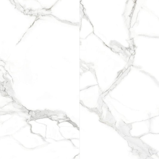 Calacatta Venice Polished Porcelain Field Tile 32''x64''x3/8''