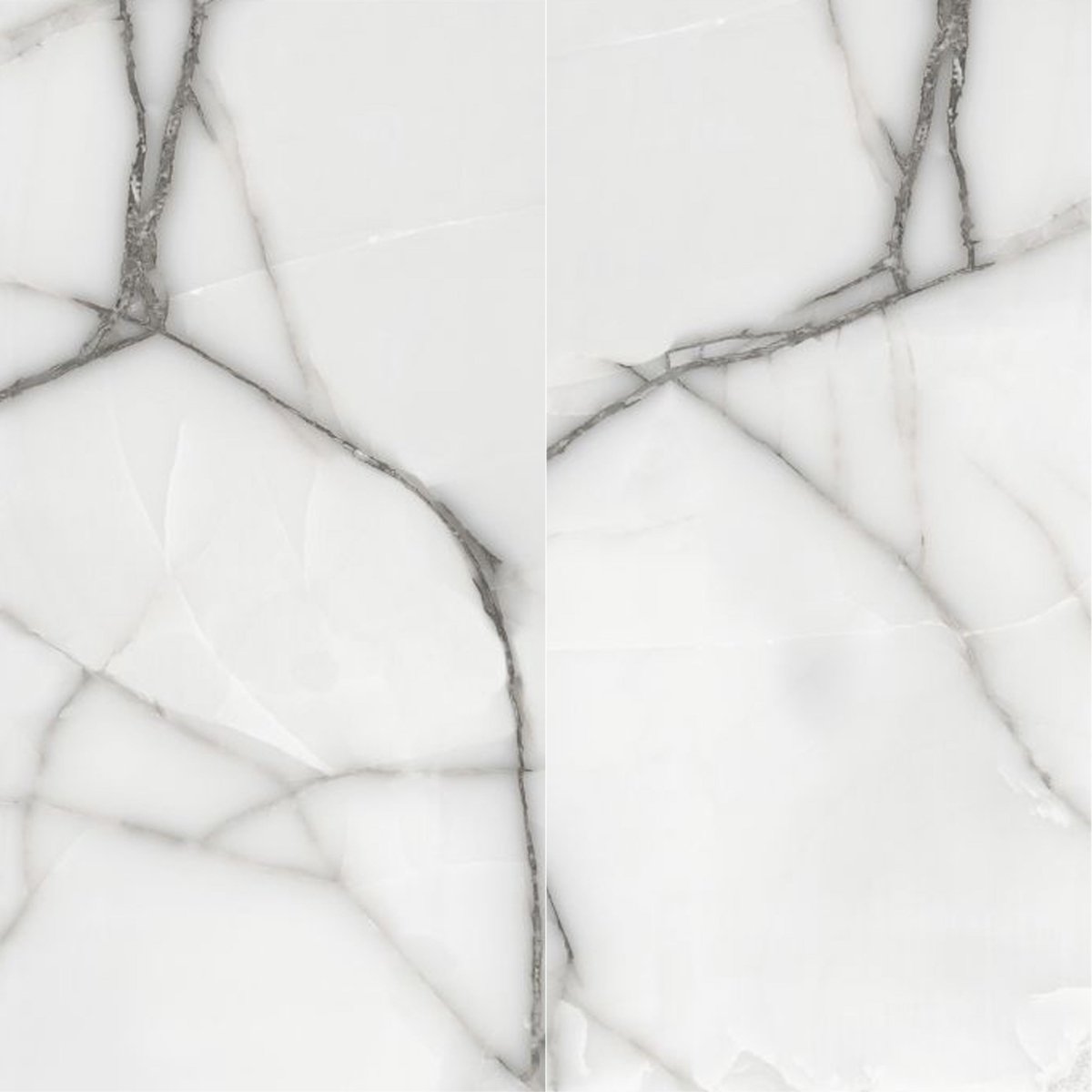 Calacatta Spider Polished Porcelain Field Tile 32''x64''x3/8''