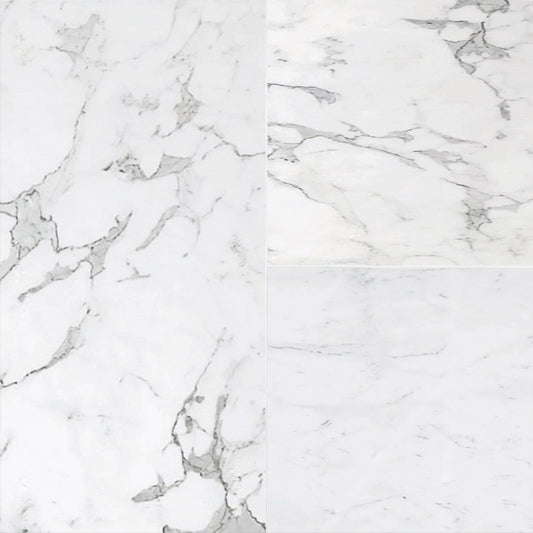 Calacatta Michael Angelo Polished Marble Field Tile 12''x24''x3/8''
