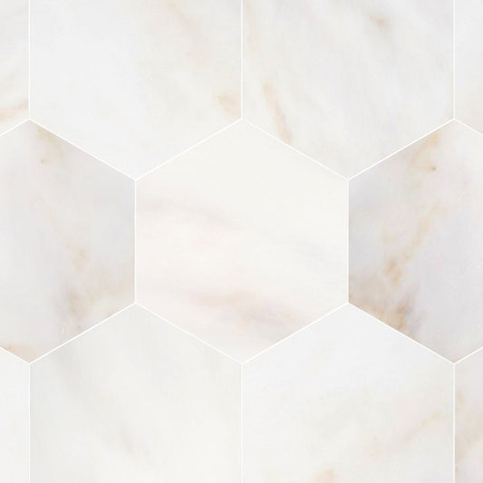 Calacatta Oniciatta Polished Marble 10 1/2'' Hexagon
