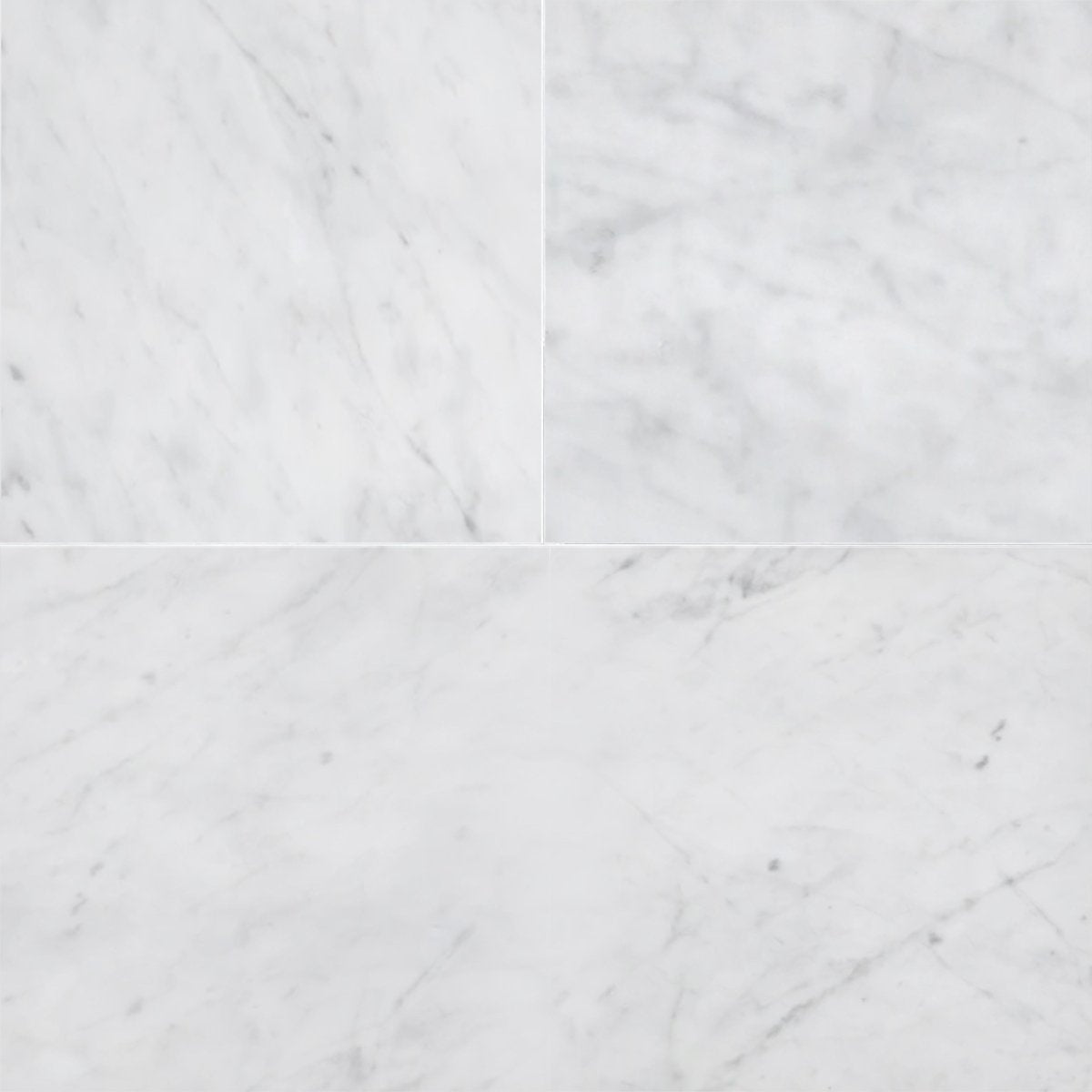 Carrara Honed Marble Field Tile 12''x24''x3/8'' – Artsaics