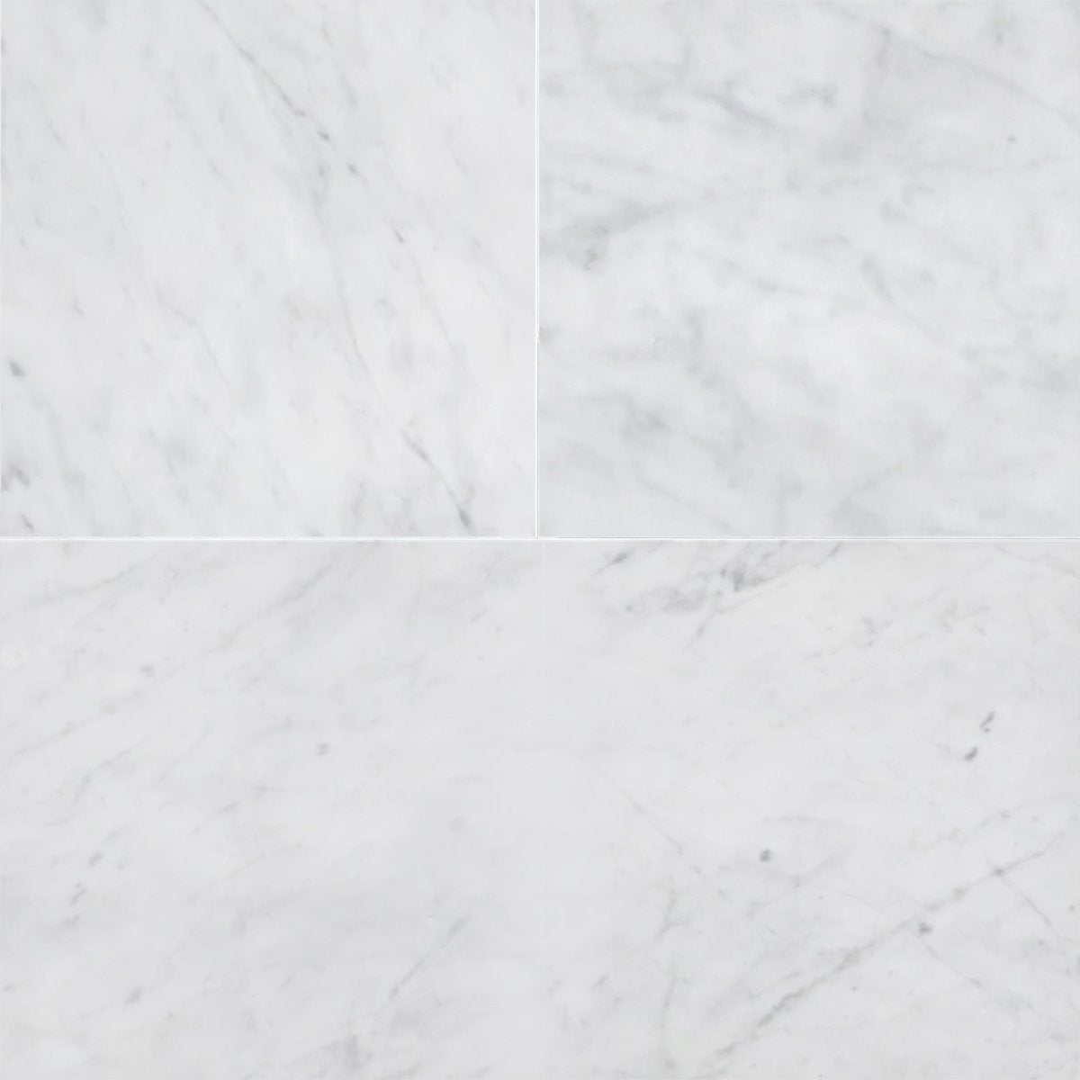 Carrara Honed Marble Field Tile 12''x24''x3/8''