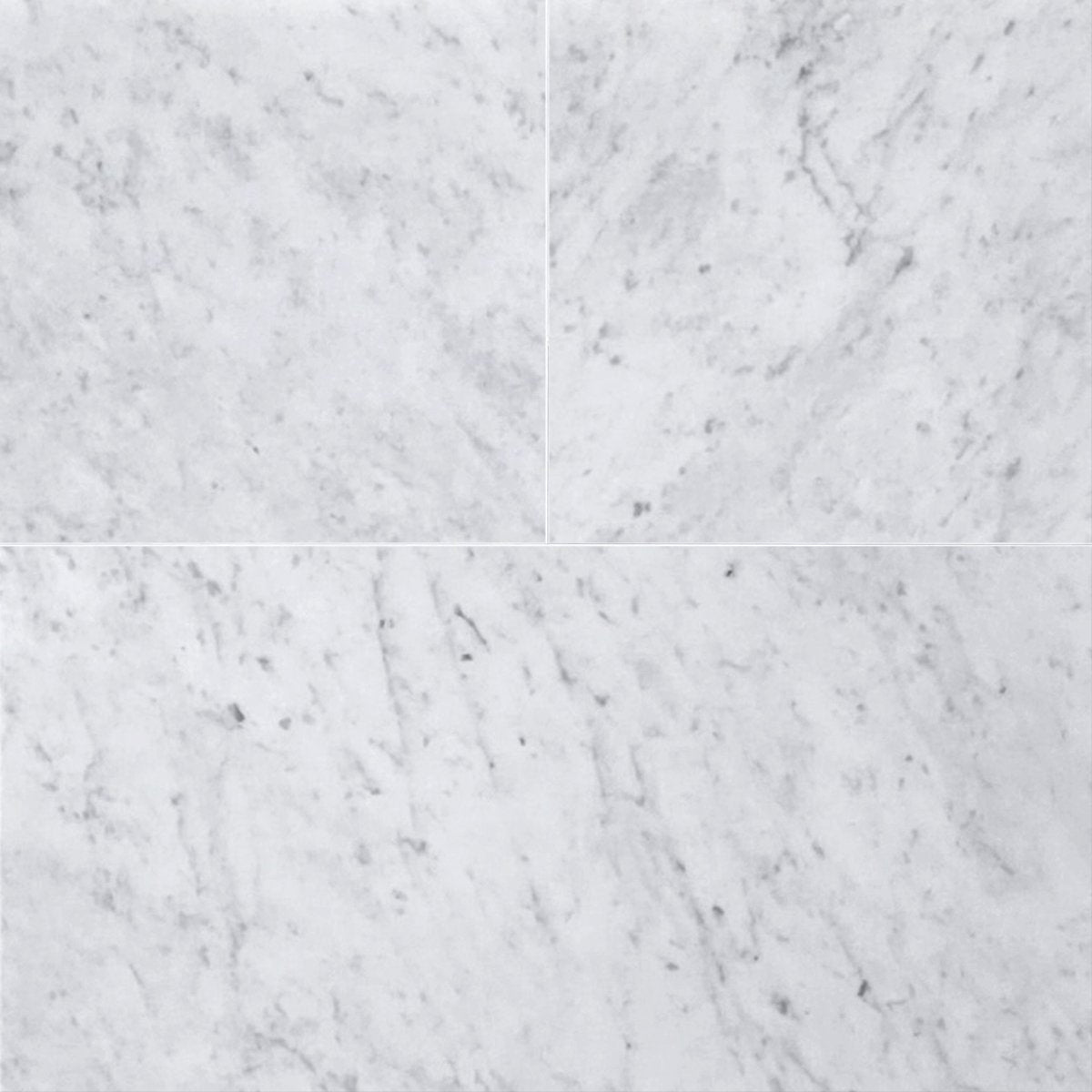 Carrara Select Polished Marble File Tile 18''x36''x3/8''