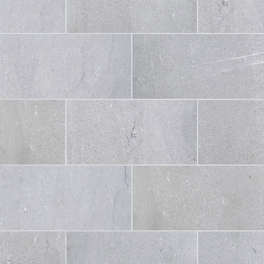 Ciderella Grey Honed Marble Field Tile 6''x12''x3/8''