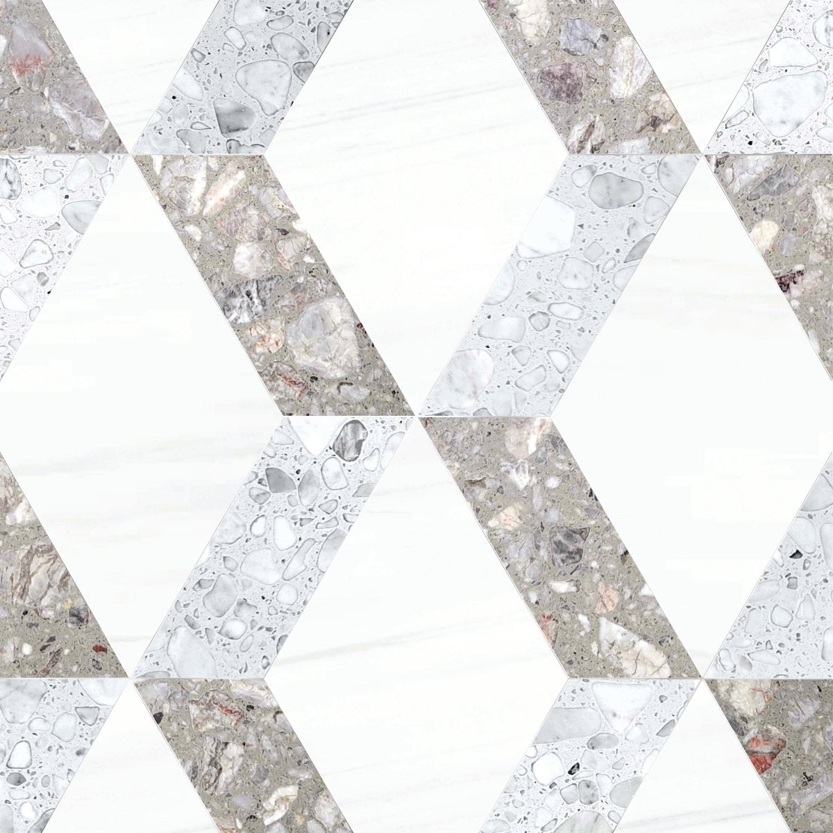 Elevate Your Space With Diamond Mosaic Tiles - Artsaics 