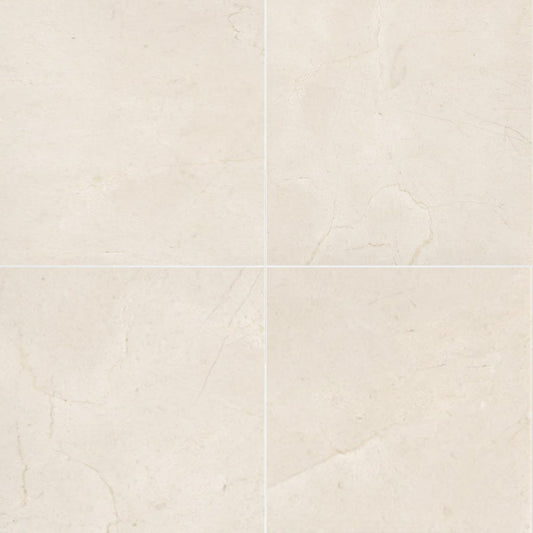 Crema Marfil Select Honed Marble Field Tile 12''x12''x3/8''