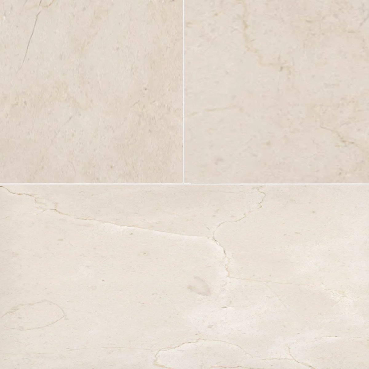 Crema Marfil Select Polished Marble Field Tile 12''x24''x3/8''