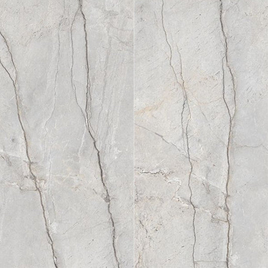 Cristallo Grey Polished Porcelain Field Tile 32''x64''x3/8''