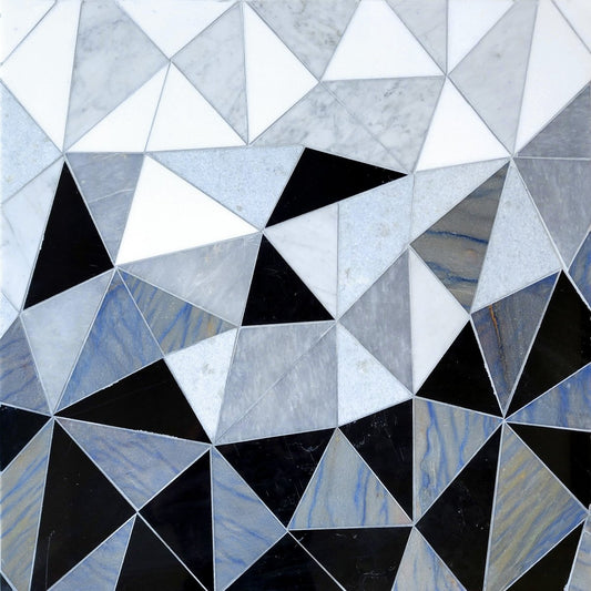 Decoline Jazz Abstract Confetti Stone Waterjet Mosaic