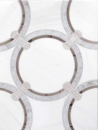 Circle Waterjet Mosaic Tile