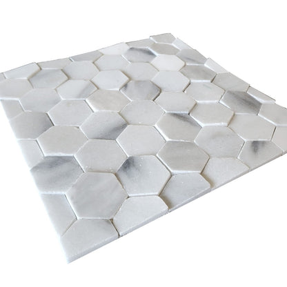 Elevations Avalon Hexagon 2'' Dimensional Stone Mosaic