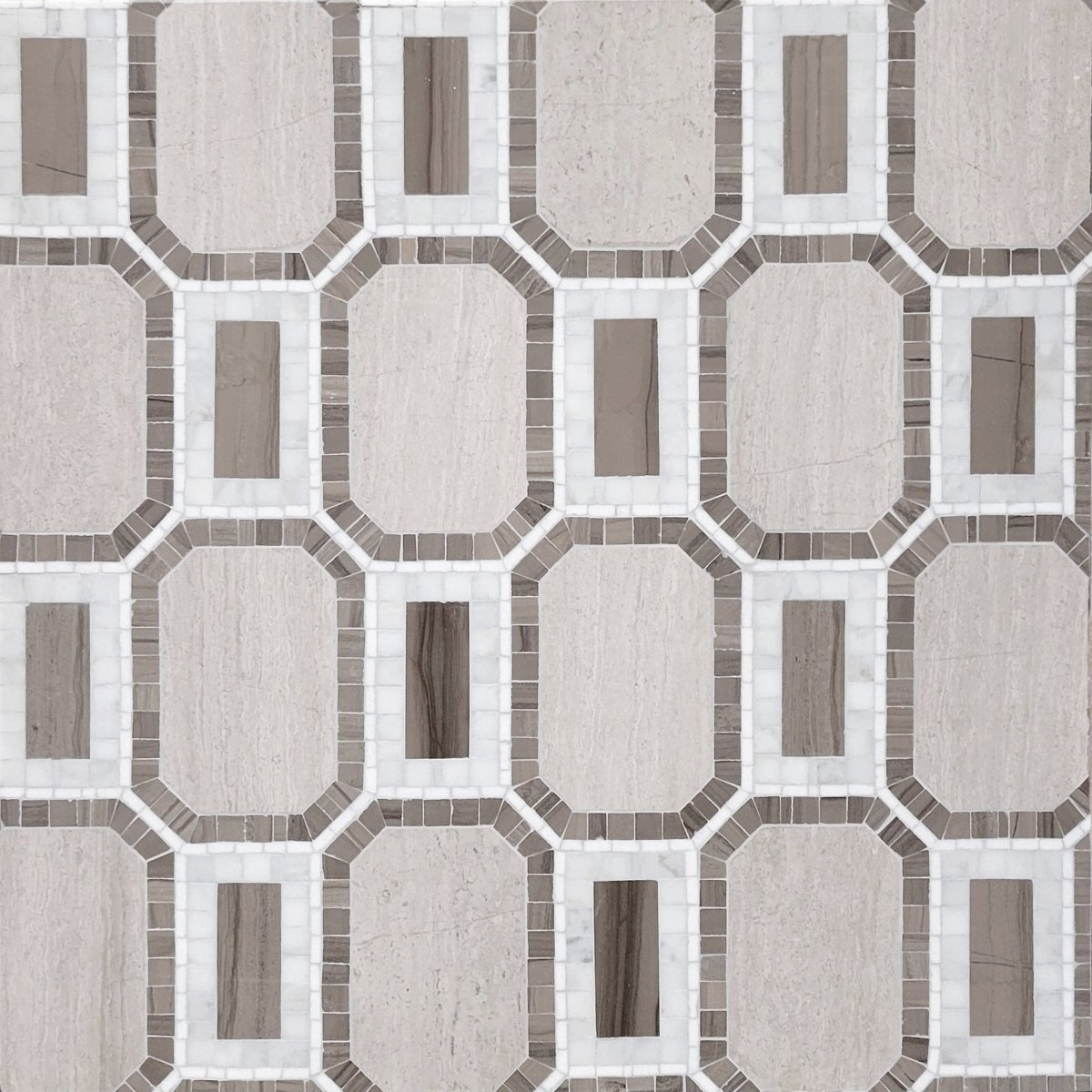 Octagonal Stone Hottest Tile Trends of 2024: Octagon Tile Mosaic – Artsaics