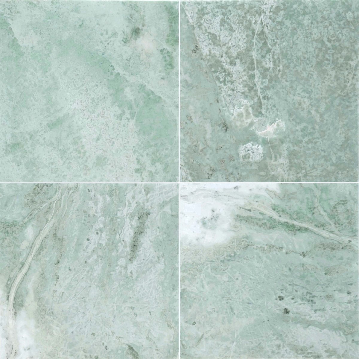 Emerald Green Polished Marble Field Tile 12''x12''x3/8''