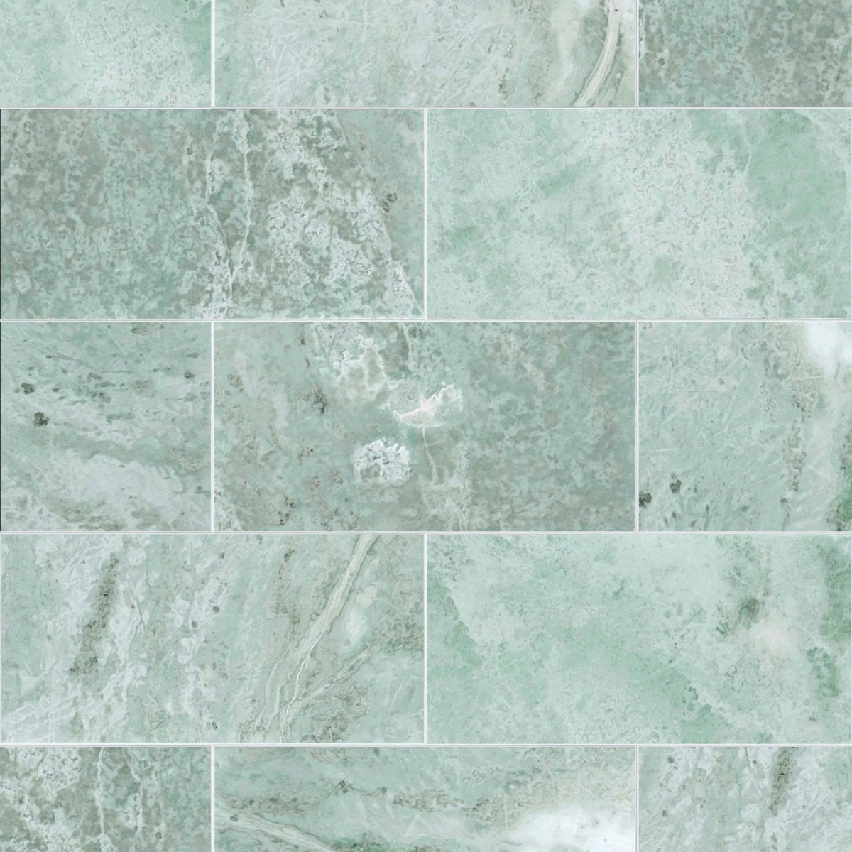 Emerald Green Polished Marble Field Tile 6''x12''x3/8'' – Artsaics