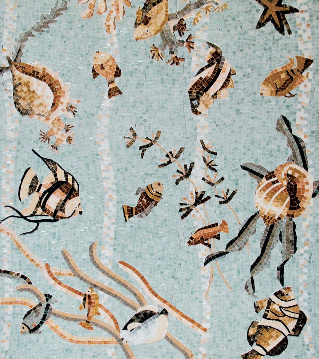Tiled Fish Fish Tile: Get Your Own Personal Koi Pond w/ Our Tile Fish & Mosaics ...