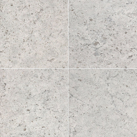 Gascogne Blue Honed Limestone Field Tile 12''x12''x3/8''
