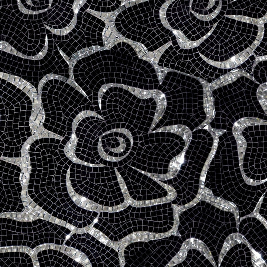 Discover Exquisite Flower Mosaic Tiles at Artsaics