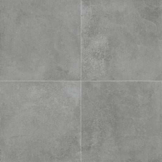 Grigio Light Matte Porcelain Field Tile 32''x32''x3/8''