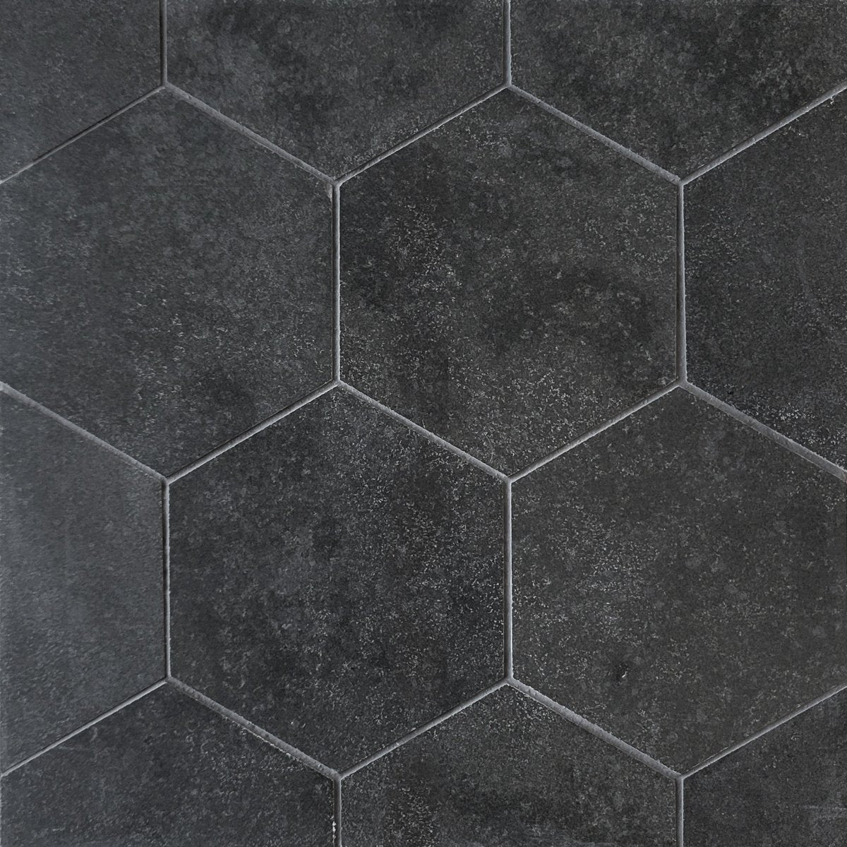 Hexagon Basalt 4 3/4'' Stone Mosaic