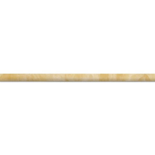Honey Onyx Pencil 1/2''x12'' Stone Molding Polished