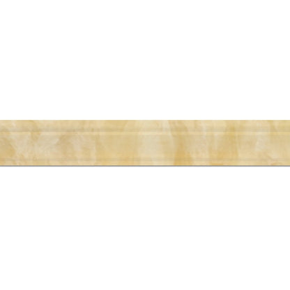 Honey Onyx Chairrail 2''x12'' Stone Molding Polished