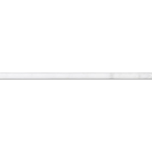 Ice White Pencil 1/2''x12'' Stone Molding Honed