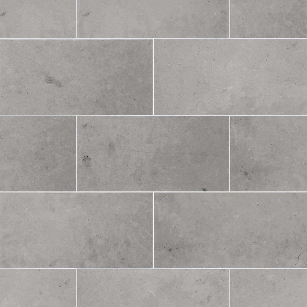 Jura Grey Honed Limestone Field Tile 6''x12''x3/8''