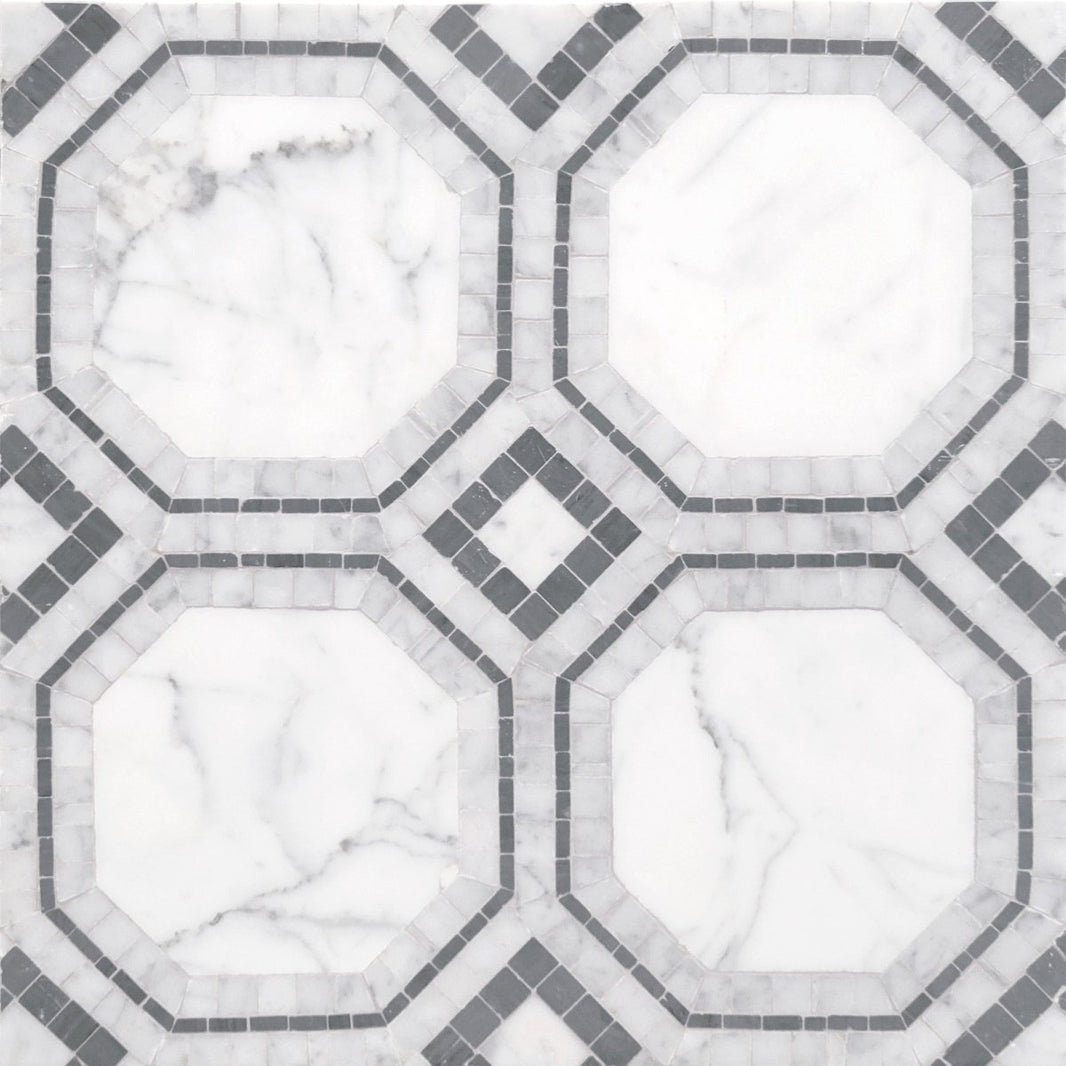 Octagonal Stone Hottest Tile Trends of 2024: Octagon Tile Mosaic – Artsaics