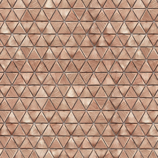 Triangle Copper Mosaic Tile