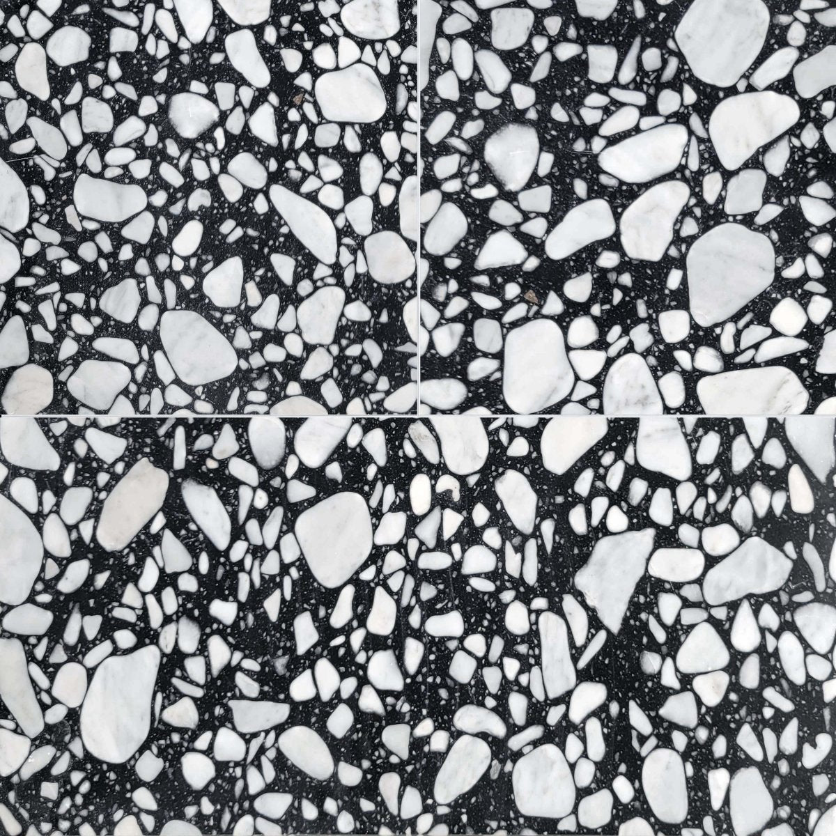 Moon Marble Terrazzo Honed Field Tile 12''x24''x1/2''