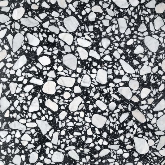 Moon Marble Terrazzo Honed Field Tile 24''x24''x1/2''