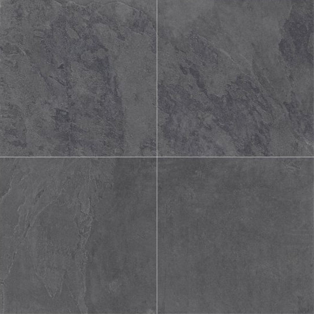 Nero Basaltina Matte Porcelain Field Tile 32''x32''x3/8''