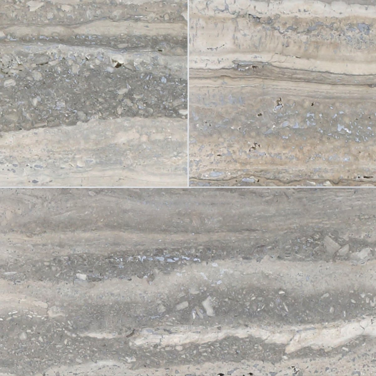 Ocean Honed Travertine Field Tile 10''x20''x3/8''