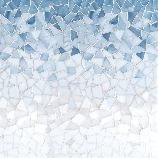 Ombre Rock Celest Lava Glass Mosaic