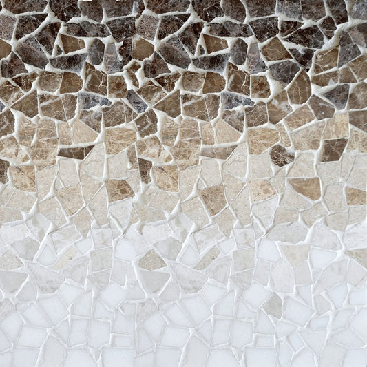 Ombre Rock Meadow Stone Mosaic