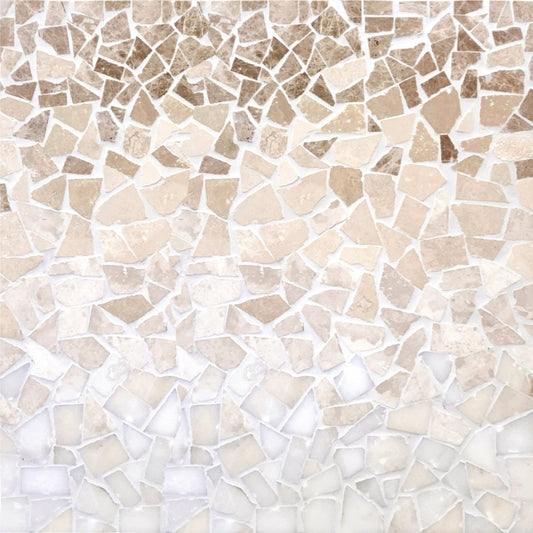 Ombre Rock Sand Stone Mosaic