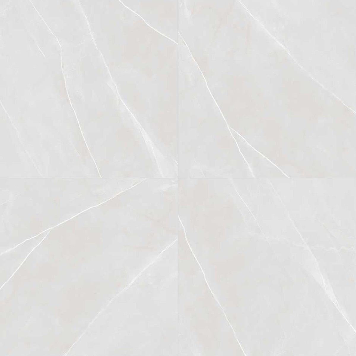 Pietra Bianco Polished Porcelain Field Tile 32''x32''x3/8''