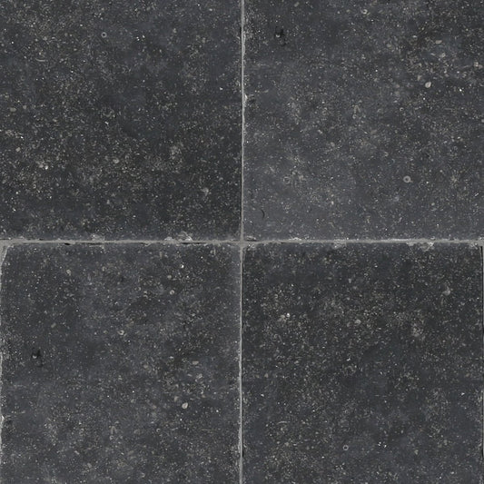 Palazzo Belgian Blue Textured Antique Limestone Field Tile 16''x16''x1/2''