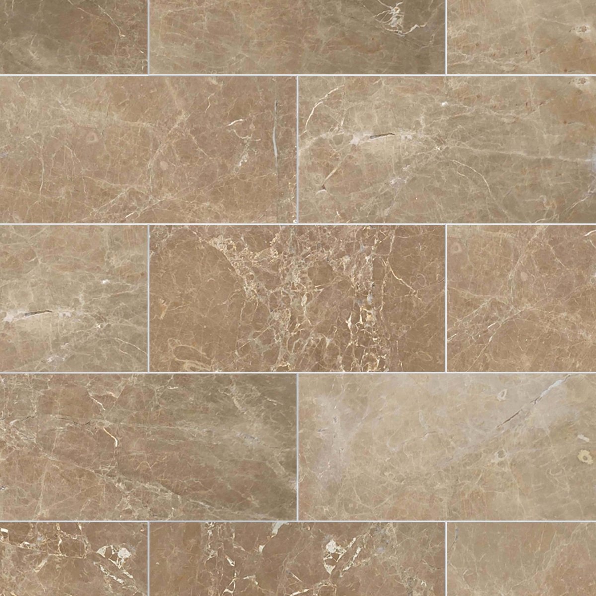 Paradise Polished Marble Field Tile 6''x12''x3/8''