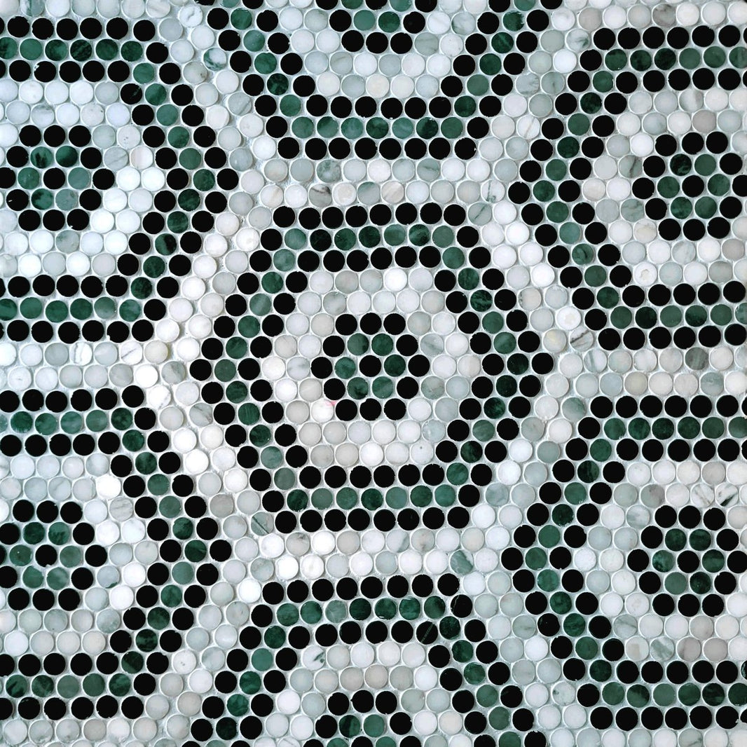 Spectacular Circles: Get a unique & Gorgeous Design w/ Penny Tile ...